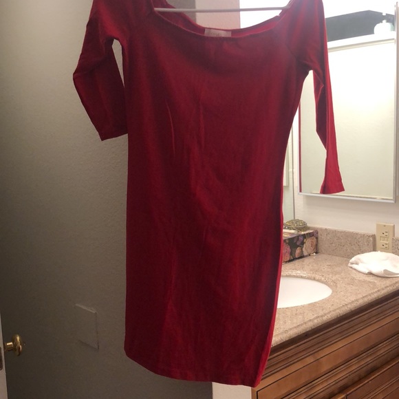 Forever 21 Red tight short dress size S - Picture 2 of 4